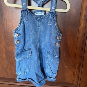 Mayoral Overall Shorts 12mo